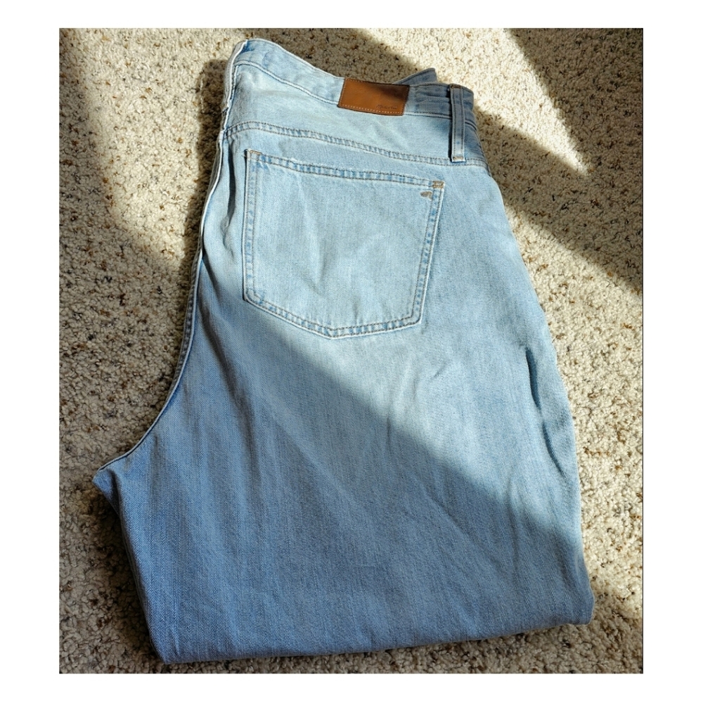 Madewell Women's The Curvy Perfect Vintage Jean - Light Wash - Sz 34 Tall